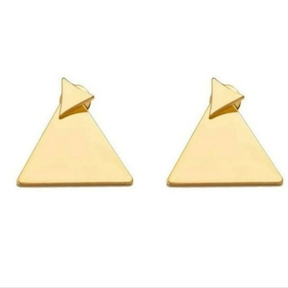 *Nina* Triangle earrings - Picture 3 of 3